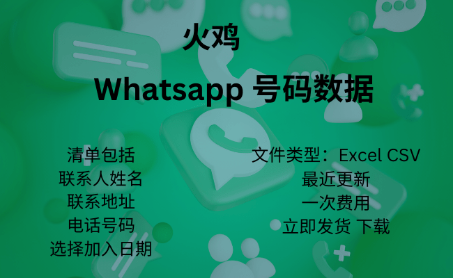 土耳其 WhatsApp 号码​